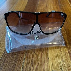 Quay Australia Still Rich Black and Brown Sunglasses